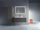 Duravit L-CUBE 176x40x24,3 cm-es, fali, 1 ajtós kiegészítő bútor láb nélkül, balos, matt grafit LC1170L4949