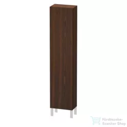   Duravit L-CUBE 176x40x24,3 cm-es, fali, 1 ajtós kiegészítő bútor láb nélkül, balos, matt kefélt dió (furnér) LC1170L6969