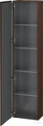 Duravit L-CUBE 176x40x24,3 cm-es, fali, 1 ajtós kiegészítő bútor láb nélkül, balos, matt kefélt dió (furnér) LC1170L6969
