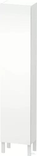 Duravit L-CUBE 176x40x24,3 cm-es, fali, 1 ajtós kiegészítő bútor láb nélkül, jobbos, matt fehér LC1170R1818