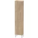 Duravit L-CUBE 176x40x24,3 cm-es, fali, 1 ajtós kiegészítő bútor láb nélkül, jobbos, márványos tölgy LC1170R5555