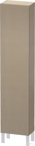 Duravit L-CUBE 176x40x24,3 cm-es, fali, 1 ajtós kiegészítő bútor láb nélkül, jobbos, matt len LC1170R7575