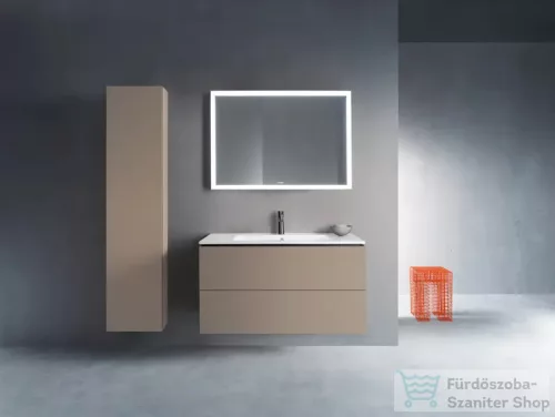 Duravit L-CUBE 176x40x24,3 cm-es, fali, 1 ajtós kiegészítő bútor láb nélkül, jobbos, matt len LC1170R7575