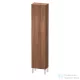 Duravit L-CUBE 176x40x24,3 cm-es, fali, 1 ajtós kiegészítő bútor láb nélkül, jobbos, matt dió LC1170R7979