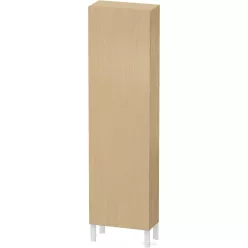   Duravit L-CUBE 176x50x24,3 cm-es, fali, 1 ajtós kiegészítő bútor láb nélkül, balos, natúr tölgy LC1171L3030