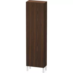  Duravit L-CUBE 176x50x24,3 cm-es, fali, 1 ajtós kiegészítő bútor láb nélkül, balos, matt kefélt dió furnér LC1171L6969