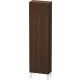 Duravit L-CUBE 176x50x24,3 cm-es, fali, 1 ajtós kiegészítő bútor láb nélkül, balos, matt kefélt dió furnér LC1171L6969