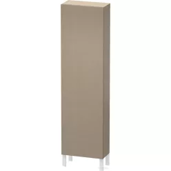   Duravit L-CUBE 176x50x24,3 cm-es, fali, 1 ajtós kiegészítő bútor láb nélkül, balos, matt len LC1171L7575