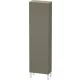 Duravit L-CUBE 176x50x24,3 cm-es, fali, 1 ajtós kiegészítő bútor láb nélkül, balos, lakkozott matt szatén szürke LC1171L9090