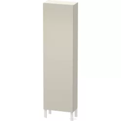   Duravit L-CUBE 176x50x24,3 cm-es, fali, 1 ajtós kiegészítő bútor láb nélkül, balos, matt taupe LC1171L9191