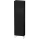 Duravit L-CUBE 176x50x24,3 cm-es, fali, 1 ajtós kiegészítő bútor láb nélkül, jobbos, matt fekete tölgy LC1171R1616
