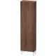 Duravit L-CUBE 176x50x24,3 cm-es, fali, 1 ajtós kiegészítő bútor láb nélkül, jobbos, matt sötét dió LC1171R2121