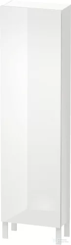 Duravit L-CUBE 176x50x24,3 cm-es, fali, 1 ajtós kiegészítő bútor láb nélkül, jobbos, fényes fehér LC1171R2222