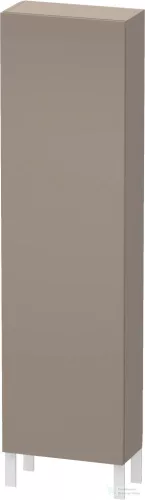Duravit L-CUBE 176x50x24,3 cm-es, fali, 1 ajtós kiegészítő bútor láb nélkül, jobbos, matt bazalt  LC1171R4343
