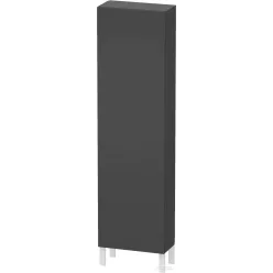   Duravit L-CUBE 176x50x24,3 cm-es, fali, 1 ajtós kiegészítő bútor láb nélkül, jobbos, matt grafit LC1171R4949