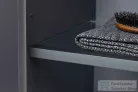 Duravit L-CUBE 176x50x24,3 cm-es, fali, 1 ajtós kiegészítő bútor láb nélkül, jobbos, matt grafit LC1171R4949