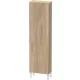Duravit L-CUBE 176x50x24,3 cm-es, fali, 1 ajtós kiegészítő bútor láb nélkül, jobbos, márványos tölgy LC1171R5555