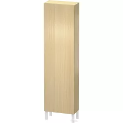   Duravit L-CUBE 176x50x24,3 cm-es, fali, 1 ajtós kiegészítő bútor láb nélkül, jobbos, mediterrán tölgy furnér LC1171R7171
