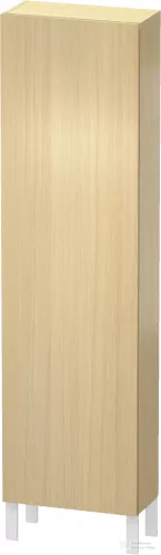 Duravit L-CUBE 176x50x24,3 cm-es, fali, 1 ajtós kiegészítő bútor láb nélkül, jobbos, mediterrán tölgy furnér LC1171R7171