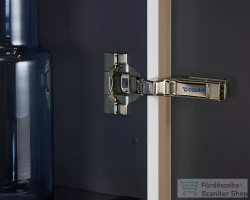 Duravit L-CUBE 176x50x24,3 cm-es, fali, 1 ajtós kiegészítő bútor láb nélkül, jobbos, sötét kefélt tölgy furnér LC1171R7272