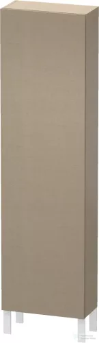 Duravit L-CUBE 176x50x24,3 cm-es, fali, 1 ajtós kiegészítő bútor láb nélkül, jobbos, matt len LC1171R7575