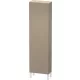 Duravit L-CUBE 176x50x24,3 cm-es, fali, 1 ajtós kiegészítő bútor láb nélkül, jobbos, matt len LC1171R7575