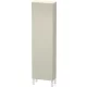 Duravit L-CUBE 176x50x24,3 cm-es, fali, 1 ajtós kiegészítő bútor láb nélkül, jobbos, szupermatt taupe LC1171R8383