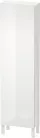 Duravit L-CUBE 176x50x24,3 cm-es, fali, 1 ajtós kiegészítő bútor láb nélkül, jobbos, lakkozott fényes fehér LC1171R8585