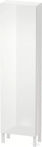 Duravit L-CUBE 176x50x24,3 cm-es, fali, 1 ajtós kiegészítő bútor láb nélkül, jobbos, lakkozott fényes fehér LC1171R8585