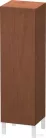 Duravit L-CUBE 132x40x36,3 cm-es, fali, 1 ajtós félmagas bútor láb nélkül, balos, amerikai dió furnér LC1178L1313