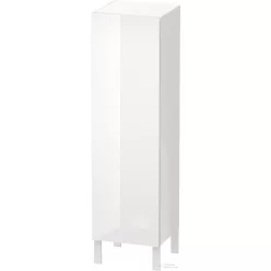   Duravit L-CUBE 132x40x36,3 cm-es, fali, 1 ajtós félmagas bútor láb nélkül, balos, fényes fehér LC1178L2222