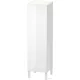 Duravit L-CUBE 132x40x36,3 cm-es, fali, 1 ajtós félmagas bútor láb nélkül, balos, fényes fehér LC1178L2222