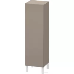   Duravit L-CUBE 132x40x36,3 cm-es, fali, 1 ajtós félmagas bútor láb nélkül, balos, matt bazalt LC1178L4343