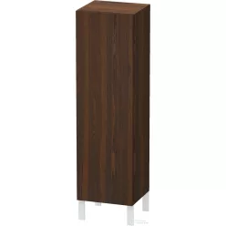   Duravit L-CUBE 132x40x36,3 cm-es, fali, 1 ajtós félmagas bútor láb nélkül, balos, matt kefélt dió furnér LC1178L6969