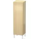 Duravit L-CUBE 132x40x36,3 cm-es, fali, 1 ajtós félmagas bútor láb nélkül, balos, mediterrán tölgy furnér LC1178L7171