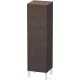 Duravit L-CUBE 132x40x36,3 cm-es, fali, 1 ajtós félmagas bútor láb nélkül, balos, sötét kefélt tölgy furnér LC1178L7272