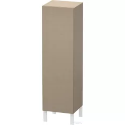   Duravit L-CUBE 132x40x36,3 cm-es, fali, 1 ajtós félmagas bútor láb nélkül, balos, matt len LC1178L7575