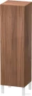 Duravit L-CUBE 132x40x36,3 cm-es, fali, 1 ajtós félmagas bútor láb nélkül, balos, matt dió LC1178L7979
