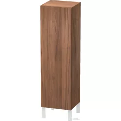   Duravit L-CUBE 132x40x36,3 cm-es, fali, 1 ajtós félmagas bútor láb nélkül, balos, matt dió LC1178L7979