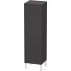 Duravit L-CUBE 132x40x36,3 cm-es, fali, 1 ajtós félmagas bútor láb nélkül, balos, szupermatt grafit LC1178L8080