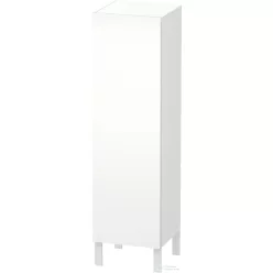   Duravit L-CUBE 132x40x36,3 cm-es, fali, 1 ajtós félmagas bútor láb nélkül, balos, szupermatt fehér LC1178L8484
