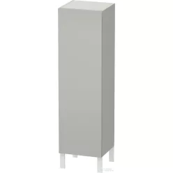   Duravit L-CUBE 132x40x36,3 cm-es, fali, 1 ajtós félmagas bútor láb nélkül, jobbos, matt betonszürke LC1178R0707