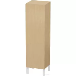   Duravit L-CUBE 132x40x36,3 cm-es, fali, 1 ajtós félmagas bútor láb nélkül, jobbos, natúr tölgy LC1178R3030