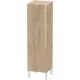 Duravit L-CUBE 132x40x36,3 cm-es, fali, 1 ajtós félmagas bútor láb nélkül, jobbos, márványos tölgy LC1178R5555