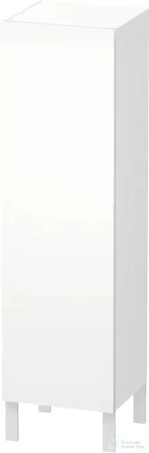 Duravit L-CUBE 132x40x36,3 cm-es, fali, 1 ajtós félmagas bútor láb nélkül, jobbos, szupermatt fehér LC1178R8484