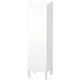 Duravit L-CUBE 132x40x36,3 cm-es, fali, 1 ajtós félmagas bútor láb nélkül, jobbos, szupermatt fehér LC1178R8484