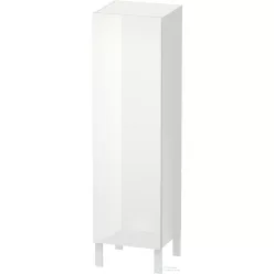   Duravit L-CUBE 132x40x36,3 cm-es, fali, 1 ajtós félmagas bútor láb nélkül, jobbos, lakkozott fényes fehér LC1178R8585