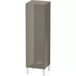   Duravit L-CUBE 132x40x36,3 cm-es, fali, 1 ajtós félmagas bútor láb nélkül, jobbos, lakkozott fényes szürke LC1178R8989