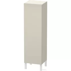   Duravit L-CUBE 132x40x36,3 cm-es, fali, 1 ajtós félmagas bútor láb nélkül, jobbos, matt taupe LC1178R9191