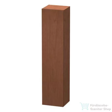Duravit L-CUBE 176x40x36,3 cm-es, 1 ajtós szekrény láb nélkül, balos, amerikai dió furnér LC1180L1313